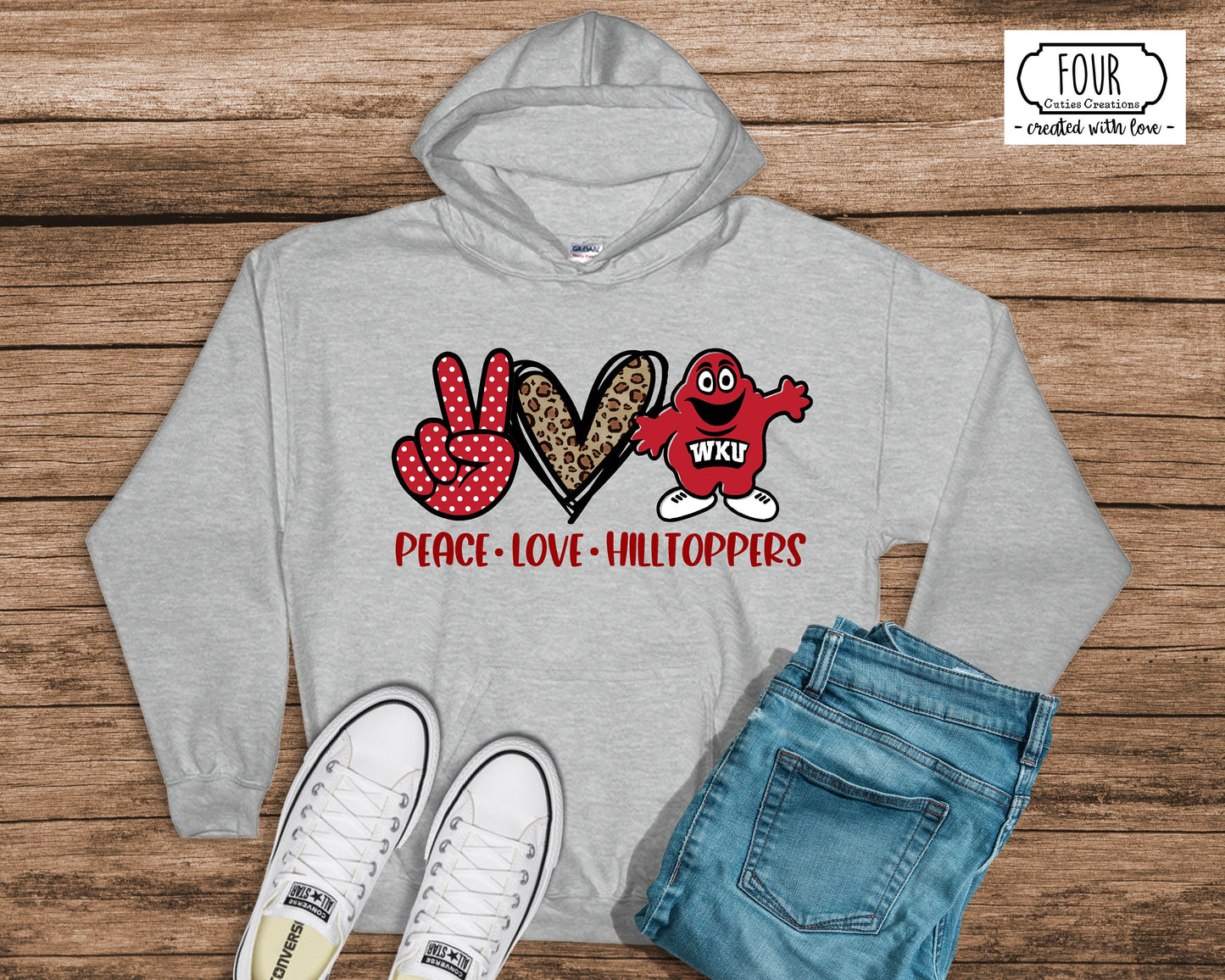 Peace, Love and Hilltoppers Sweatshirt