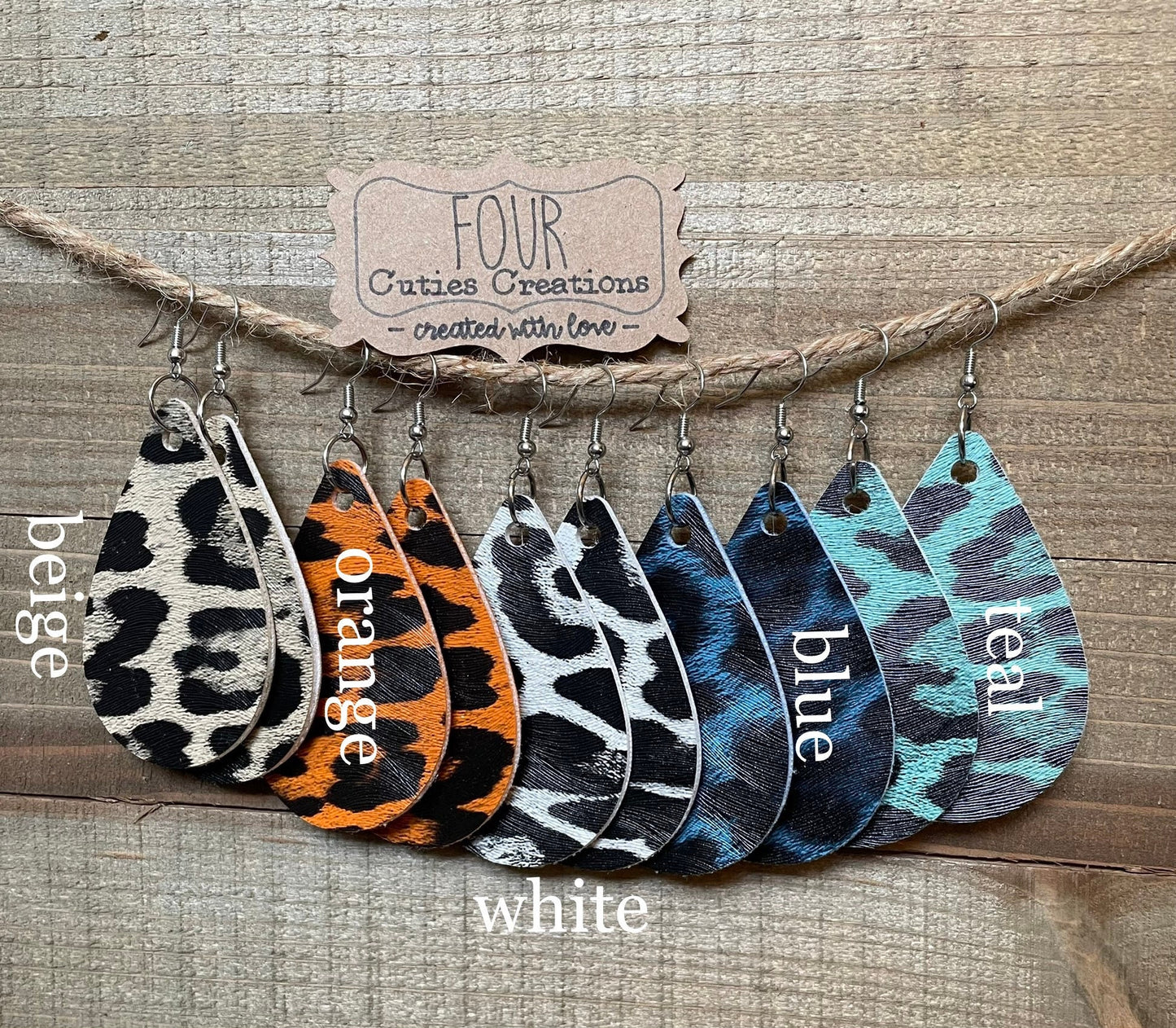 Leopard Print Earrings