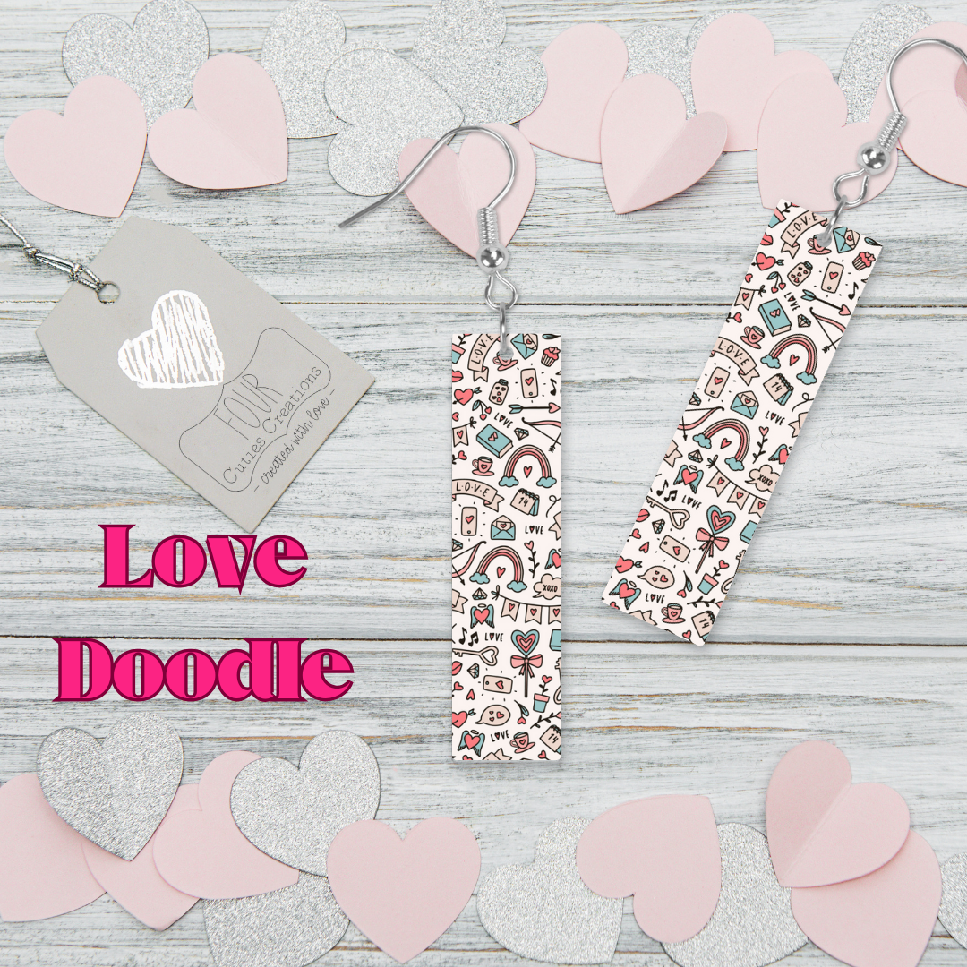 Valentine Bar Earrings