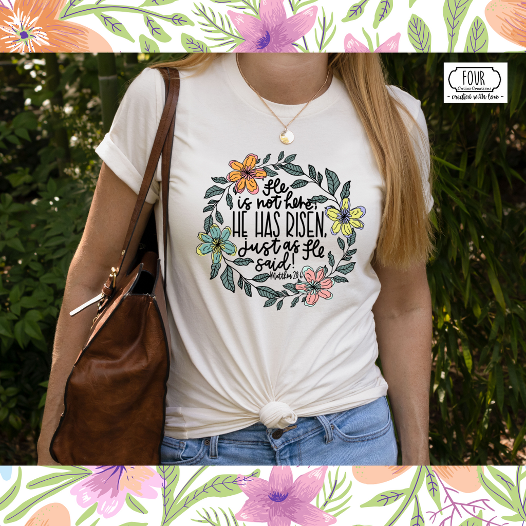 Matthew 28:6 Inspired Shirt