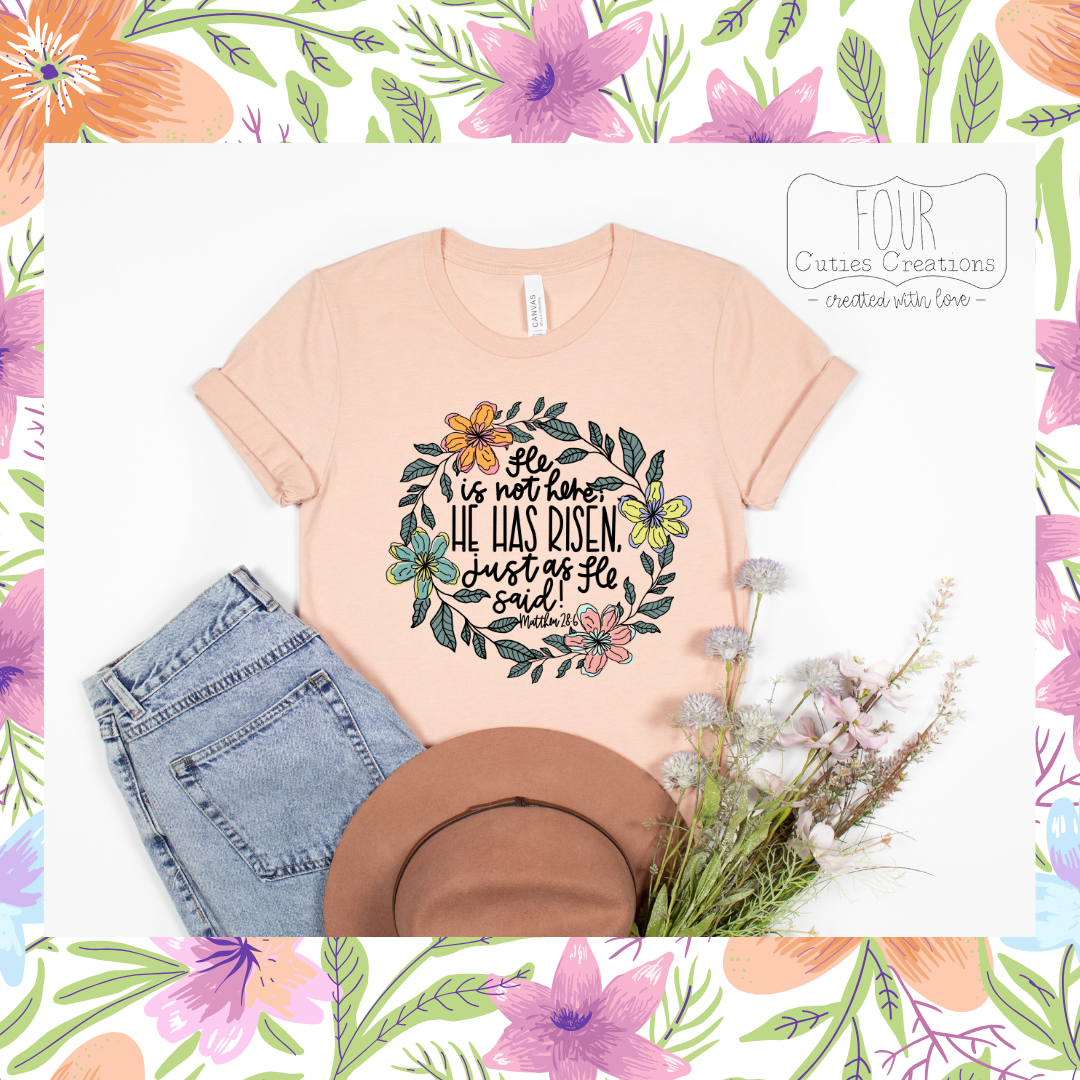 Matthew 28:6 Inspired Shirt