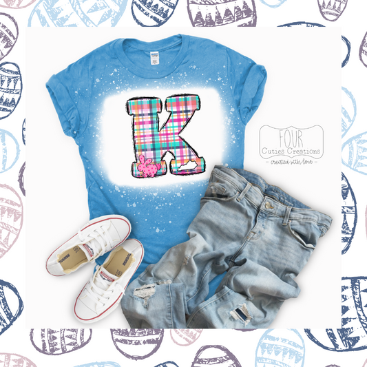 Kentucky Plaid Easter Bunny Shirt