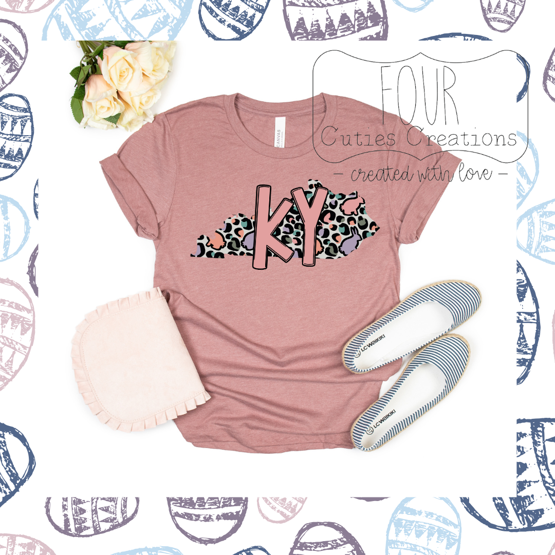 Kentucky Leopard Easter Shirt