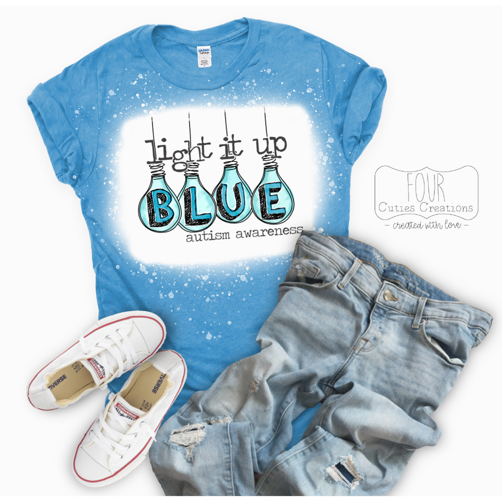 Light It Up Blue Autism Shirt