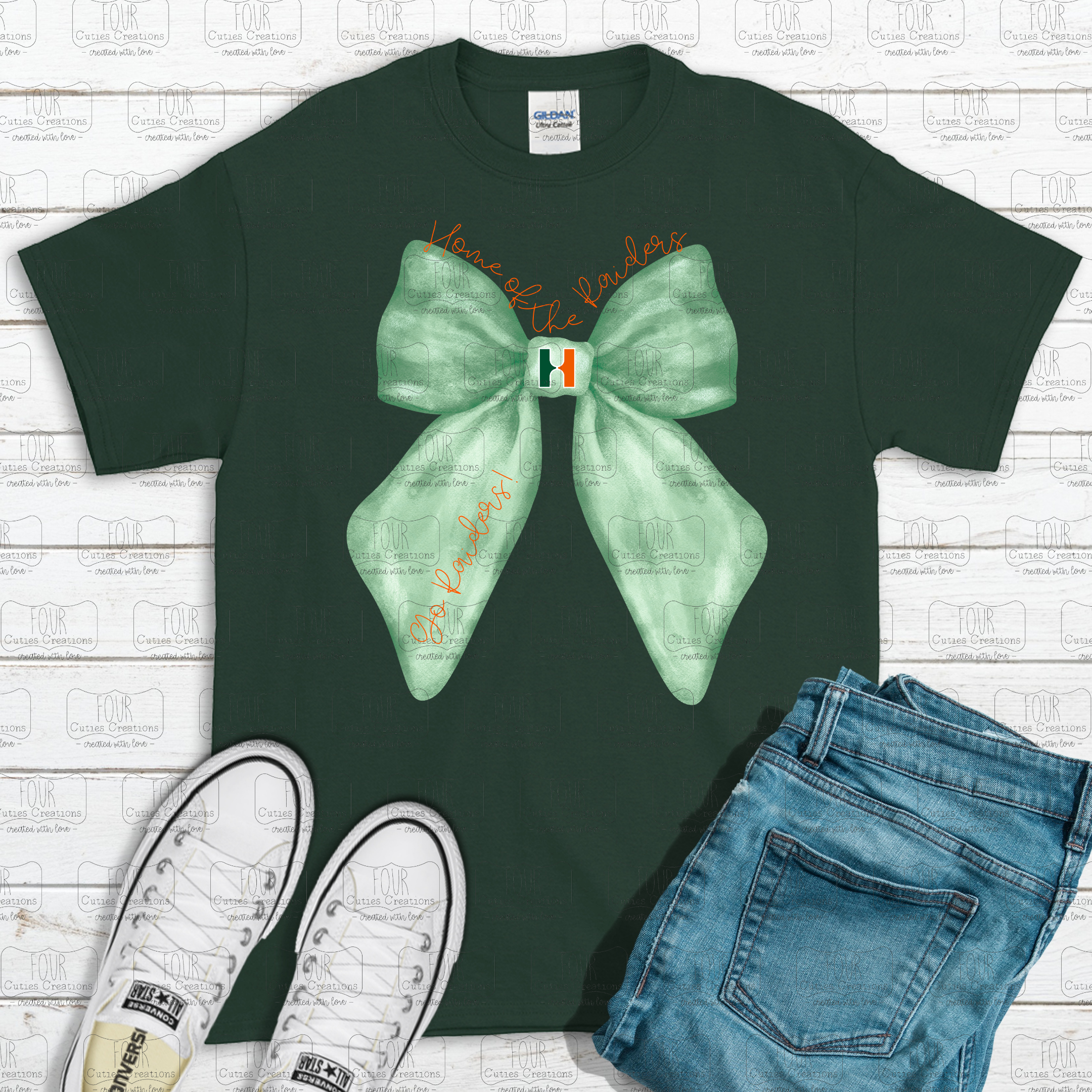 Home of the Raiders Vintage Bow