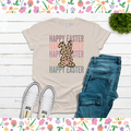 Happy Easter Leopard Bunny Shirt