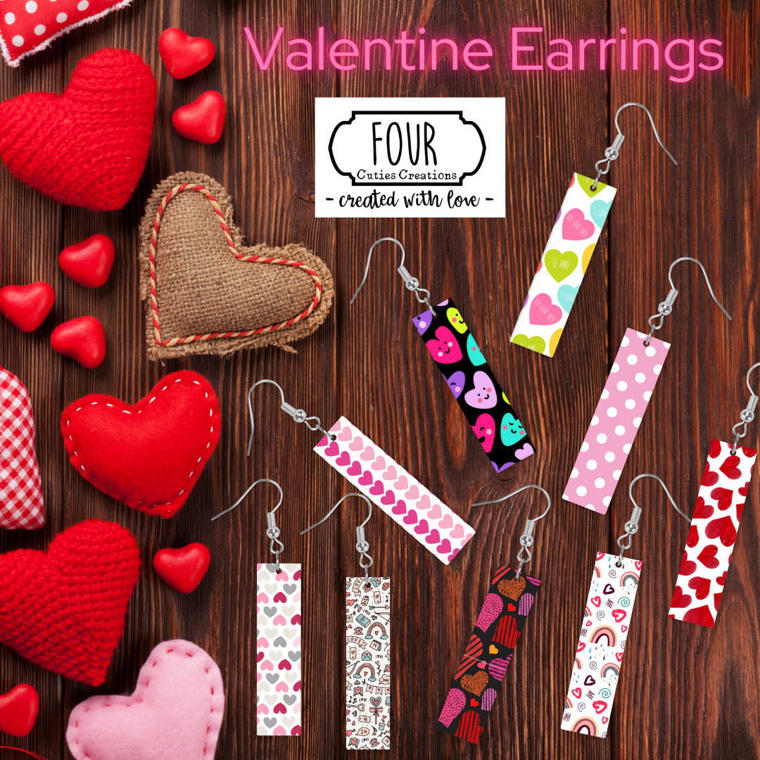 Valentine Bar Earrings