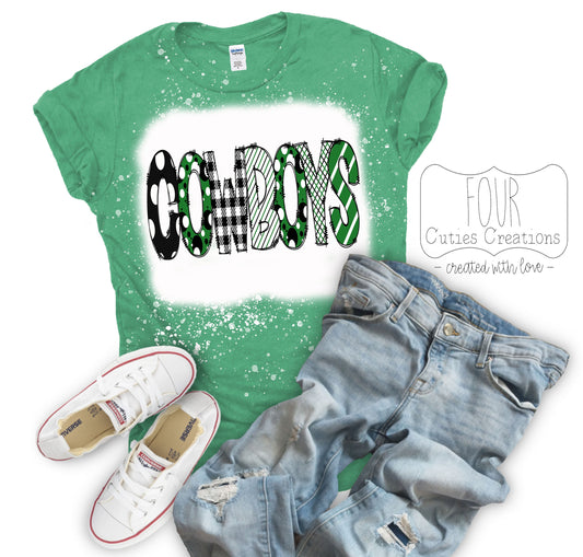 Cowboys Doodle (bleached or solid) tee