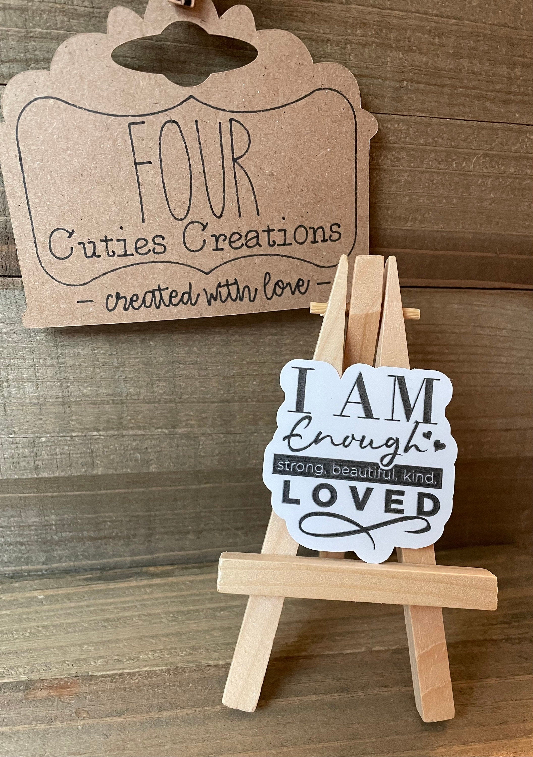 I Am Enough Sticker