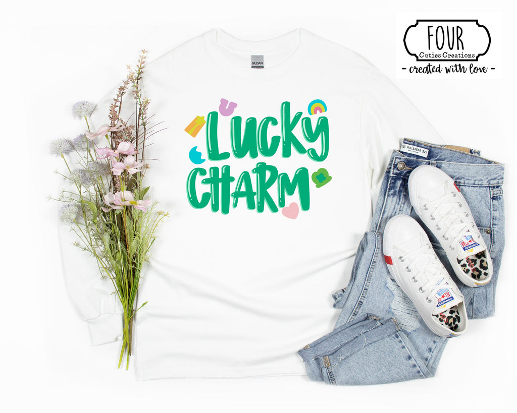 Lucky Charm Kids/Adults Bleached Tee
