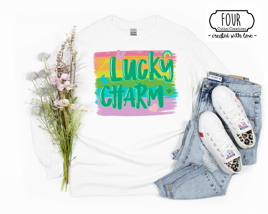 Lucky Charm Kids/Adults Bleached Tee