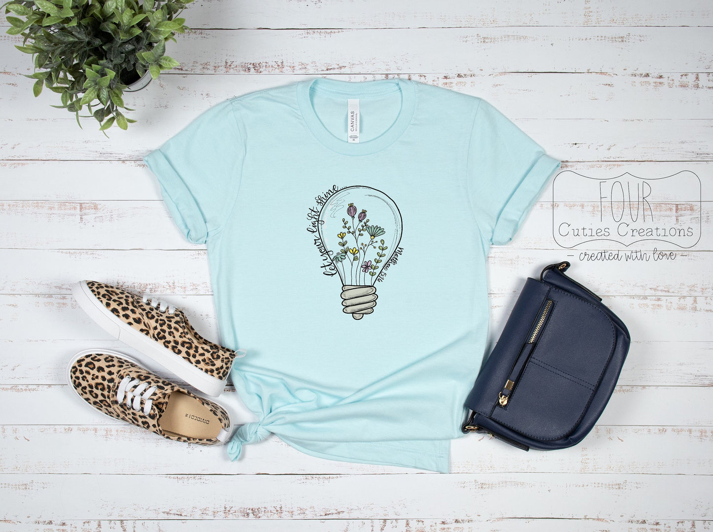 Let Your Light Shine Matthew 5:16 Tee