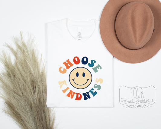 Choose Kind Smiley Face Tee