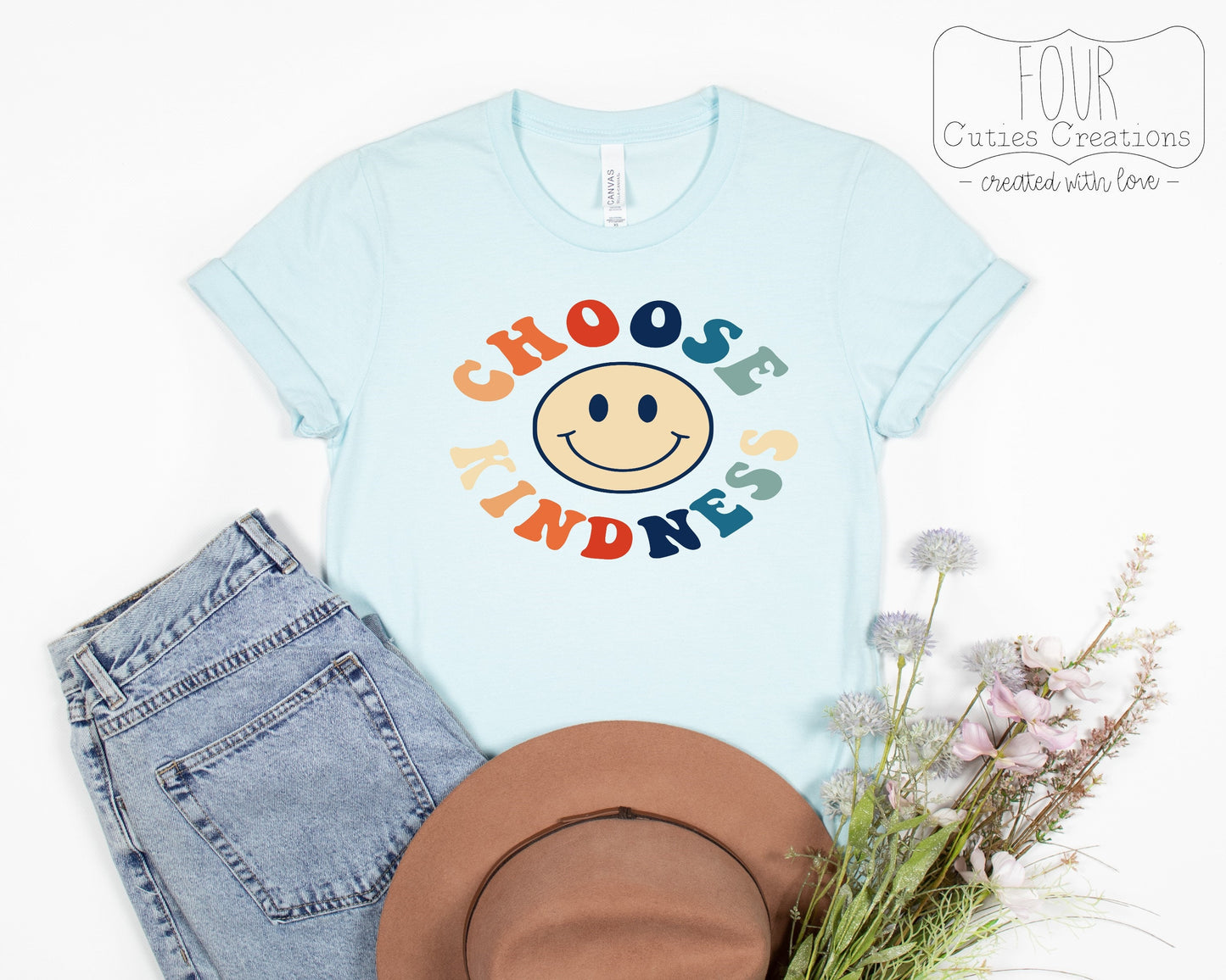 Choose Kind Smiley Face Tee