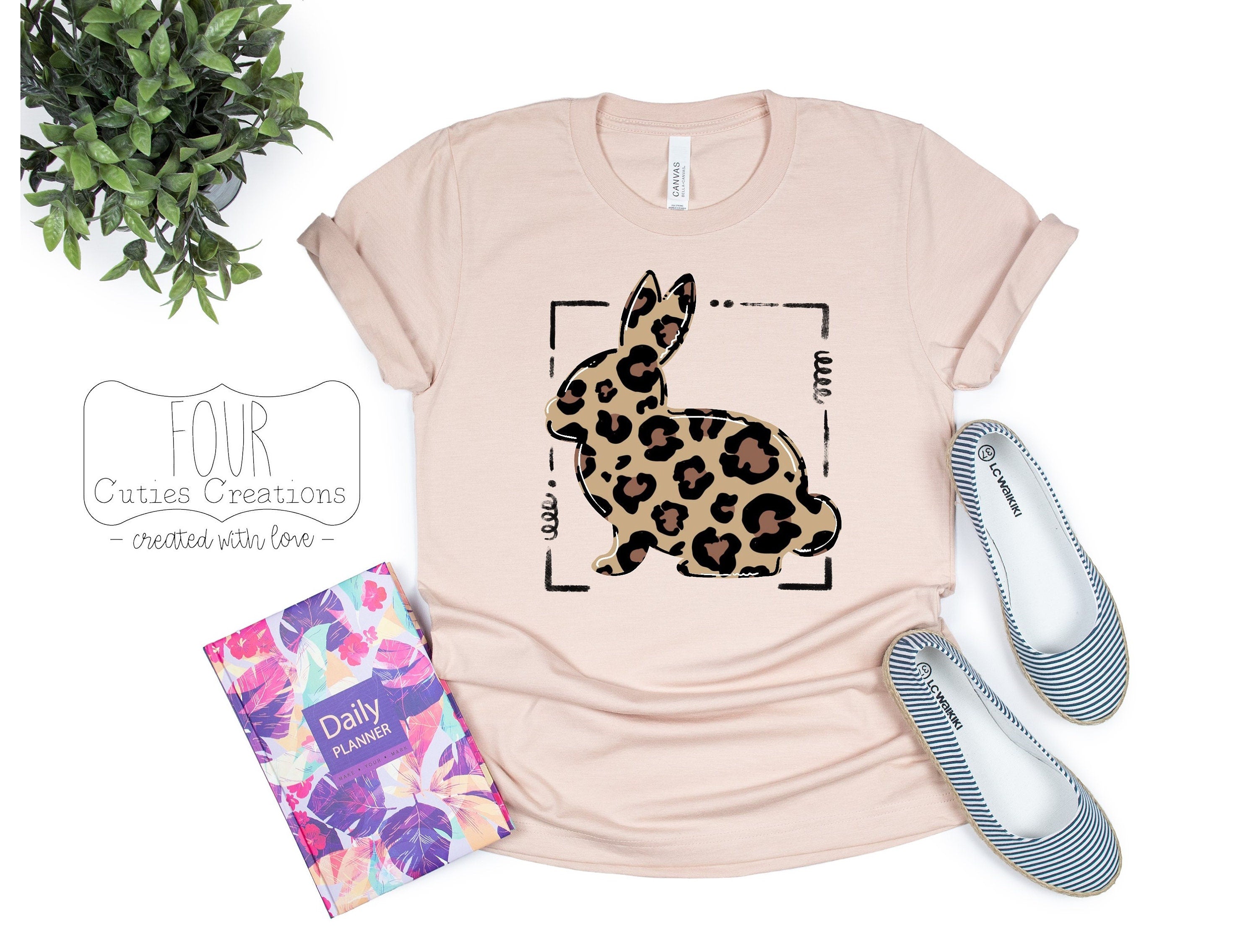 Leopard Bunny Tee
