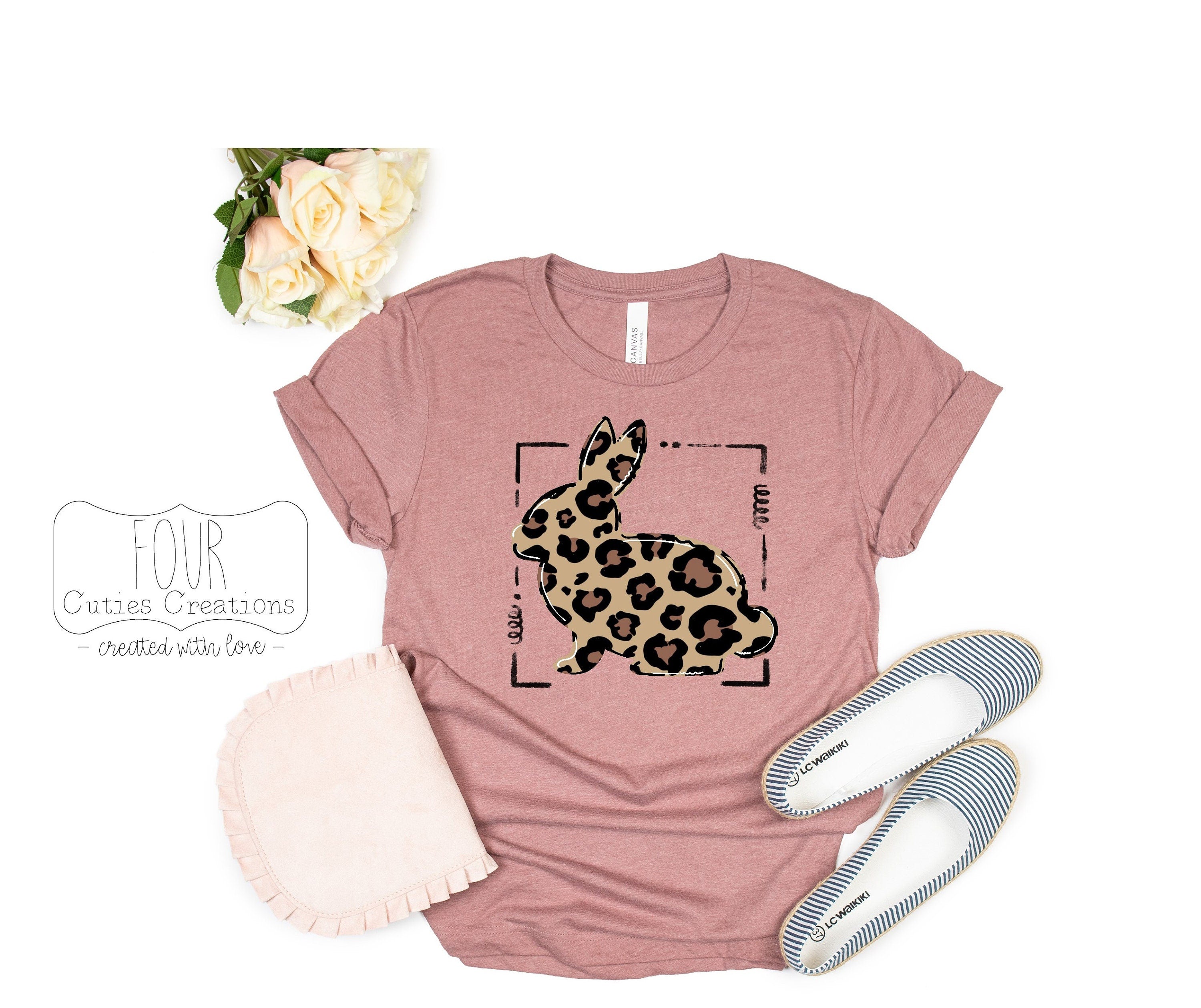 Leopard Bunny Tee