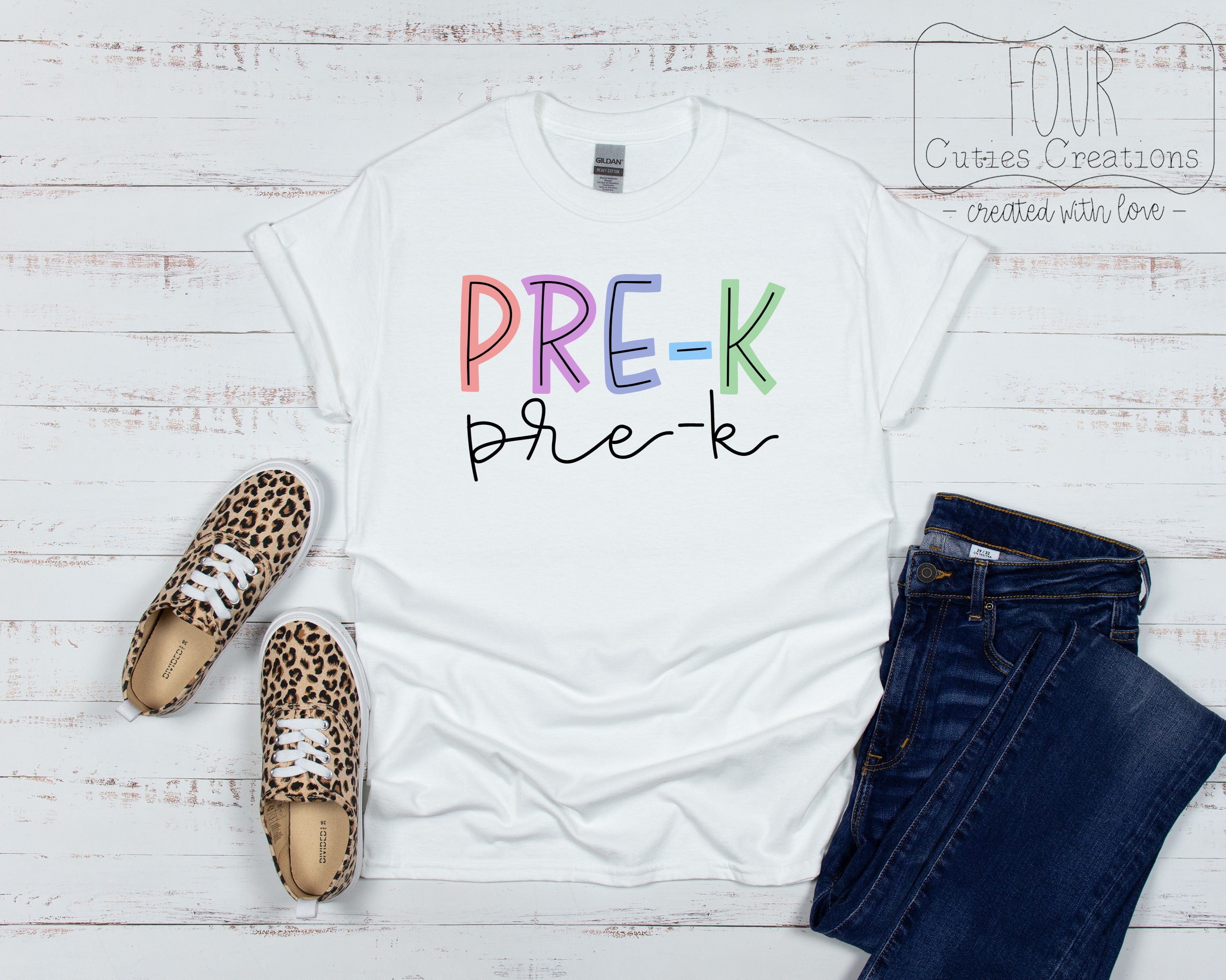 Grade Level Tee, Primary Grades, Preschool, Pre-K,  Kindergarten, First, Second