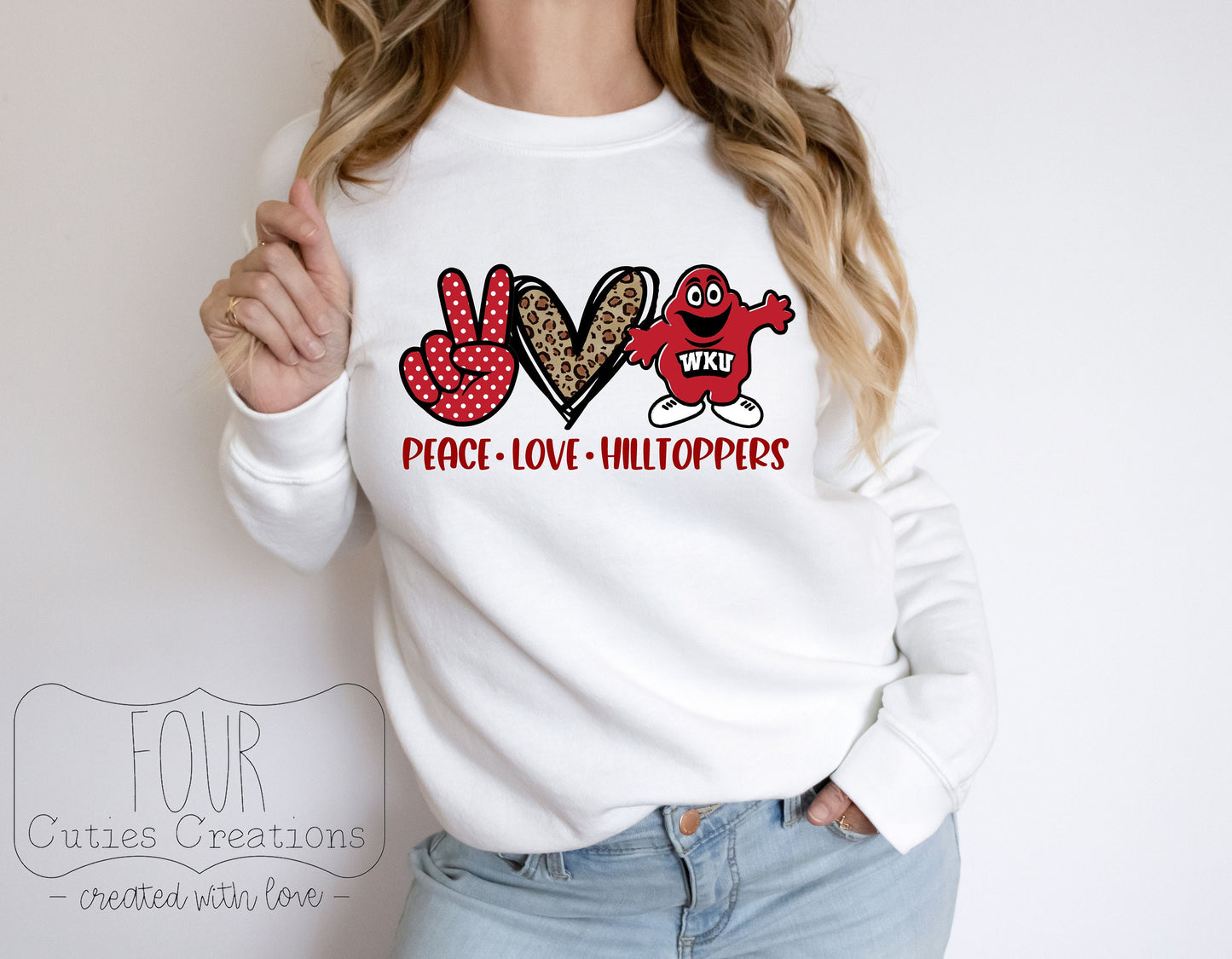Peace, Love and Hilltoppers Sweatshirt