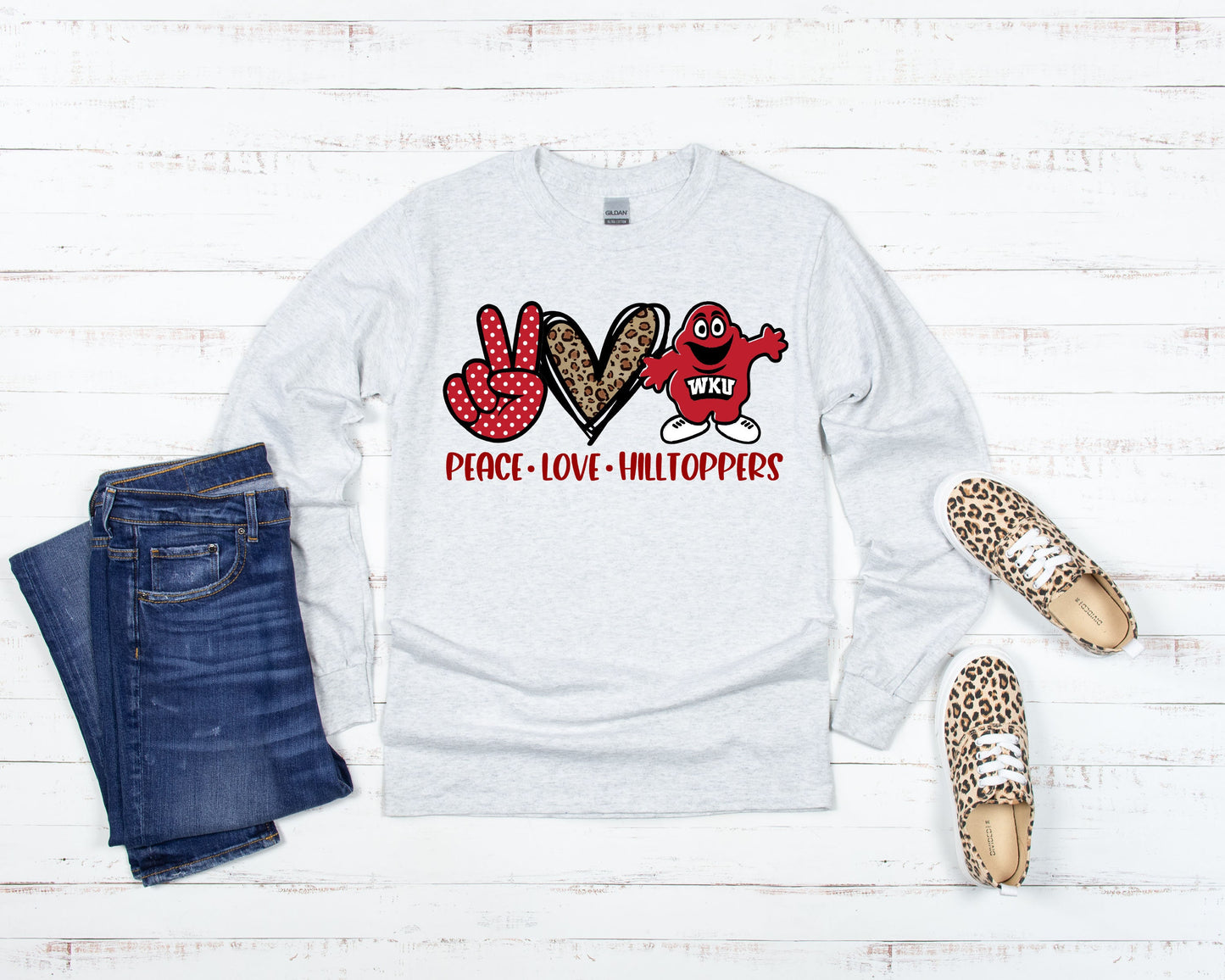 Peace, Love and Hilltoppers Sweatshirt