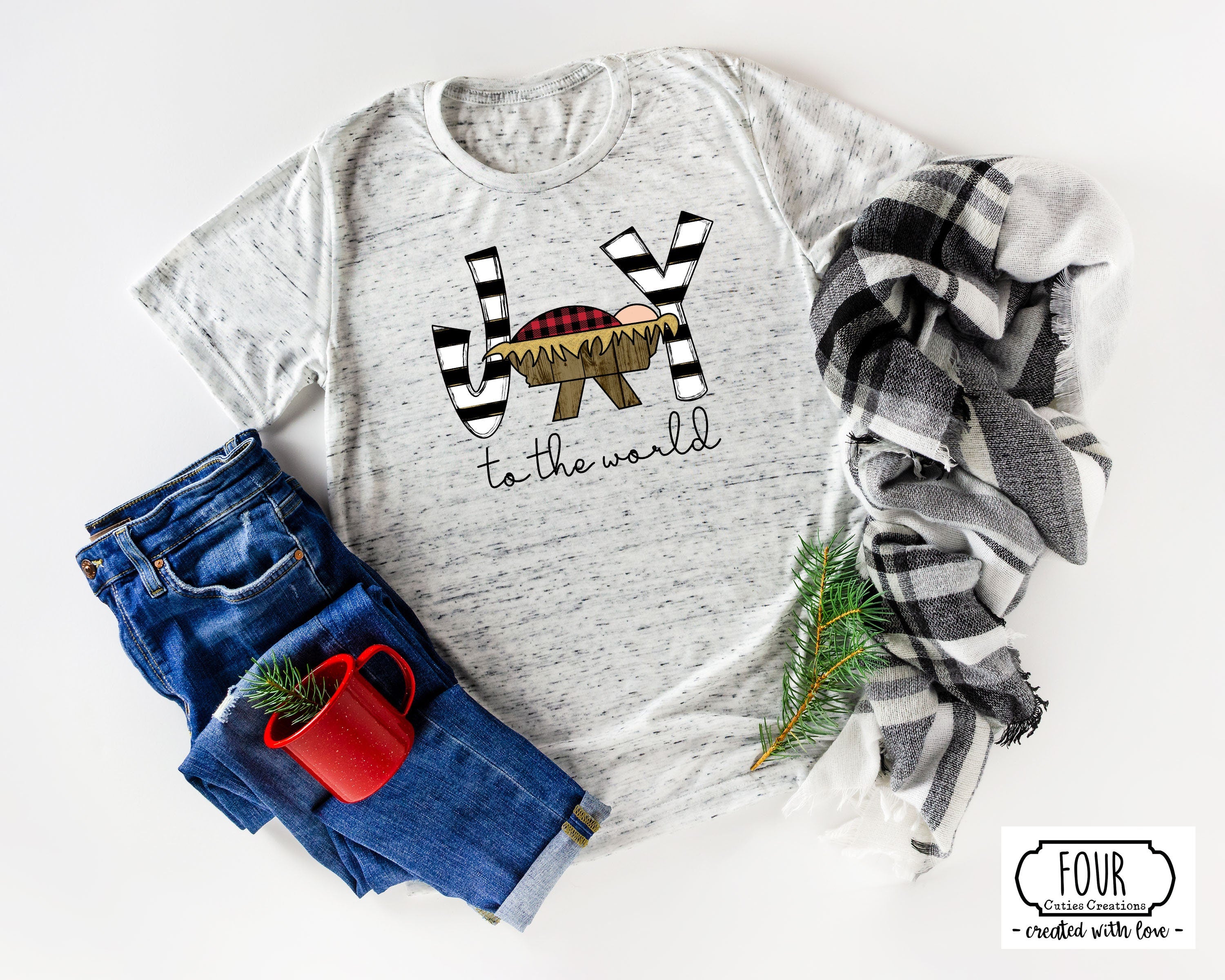 Joy to the World Manger Tee