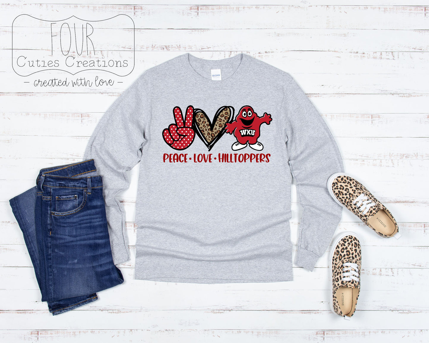 Peace, Love and Hilltoppers Sweatshirt