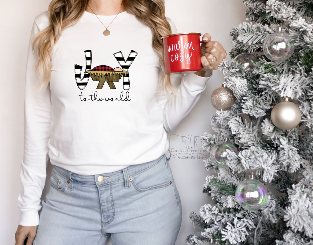 Joy to the World Manger Tee