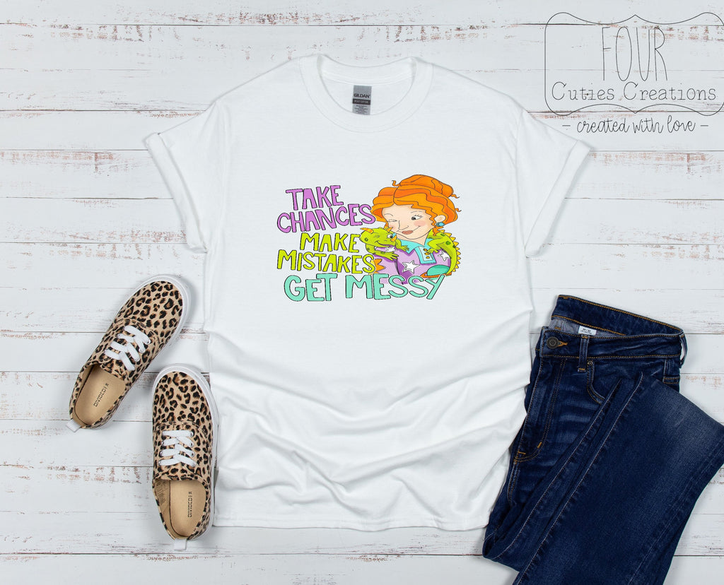 Ms. Frizzle, Take Chances Get Messy Tee