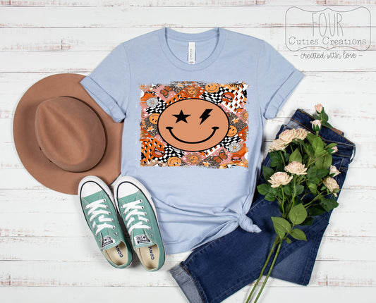 Retro Smiley Face Tee