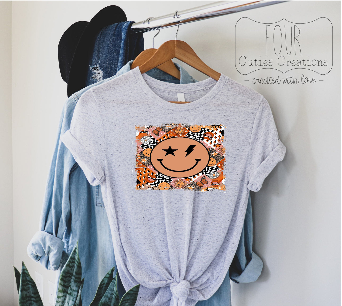 Retro Smiley Face Tee