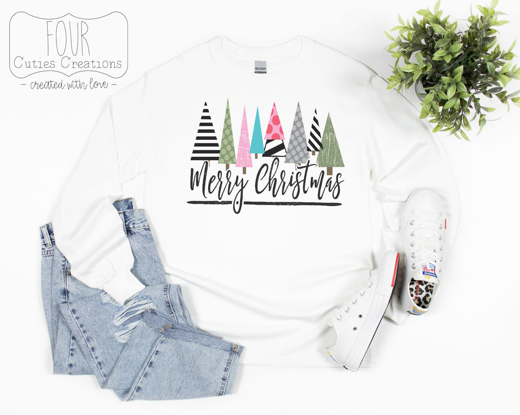Merry Christmas Trees Tee