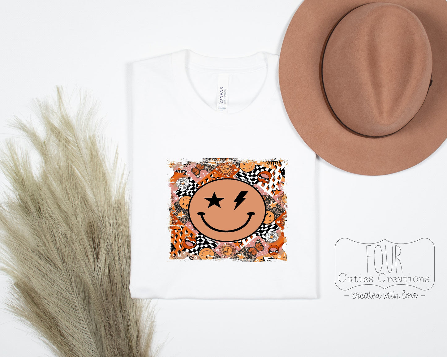 Retro Smiley Face Tee