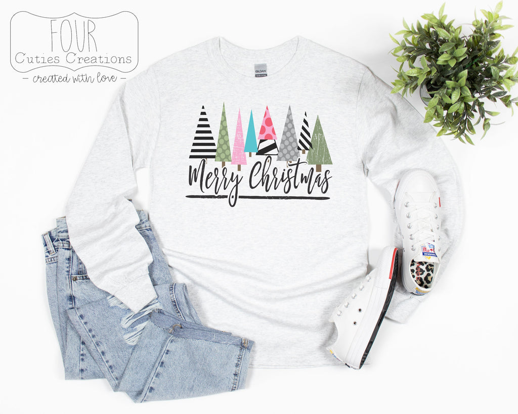 Merry Christmas Trees Tee