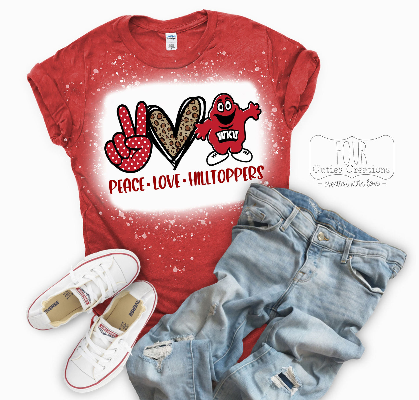 Peace, Love, Hilltoppers (Bleach or Solid) Tee