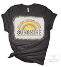 Sunshine Rainbow Bleached or Solid Tee