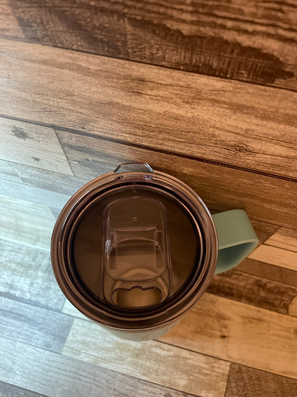 Monogrammed Stainless Steel Tumbler with Handle