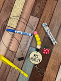 Pencil Teacher Lanyard