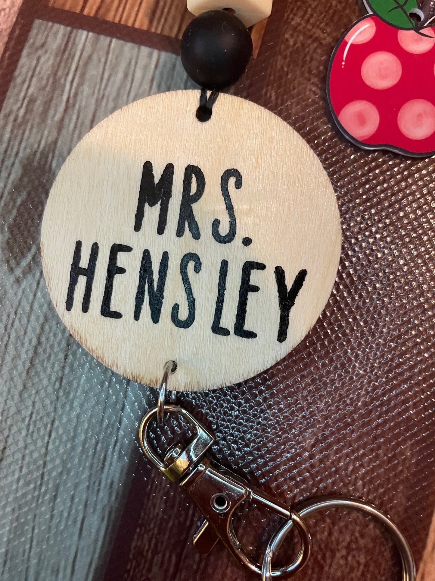 Pencil Teacher Lanyard