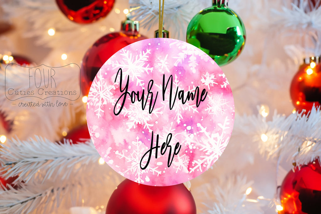 Personalized Snowflake Ornament