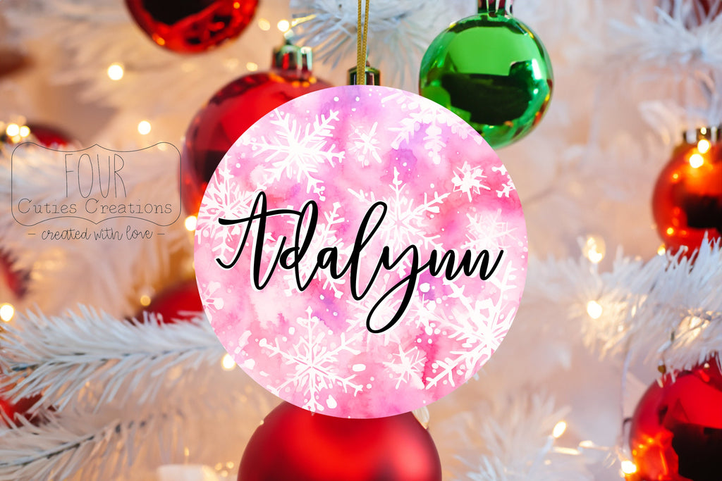 Personalized Snowflake Ornament