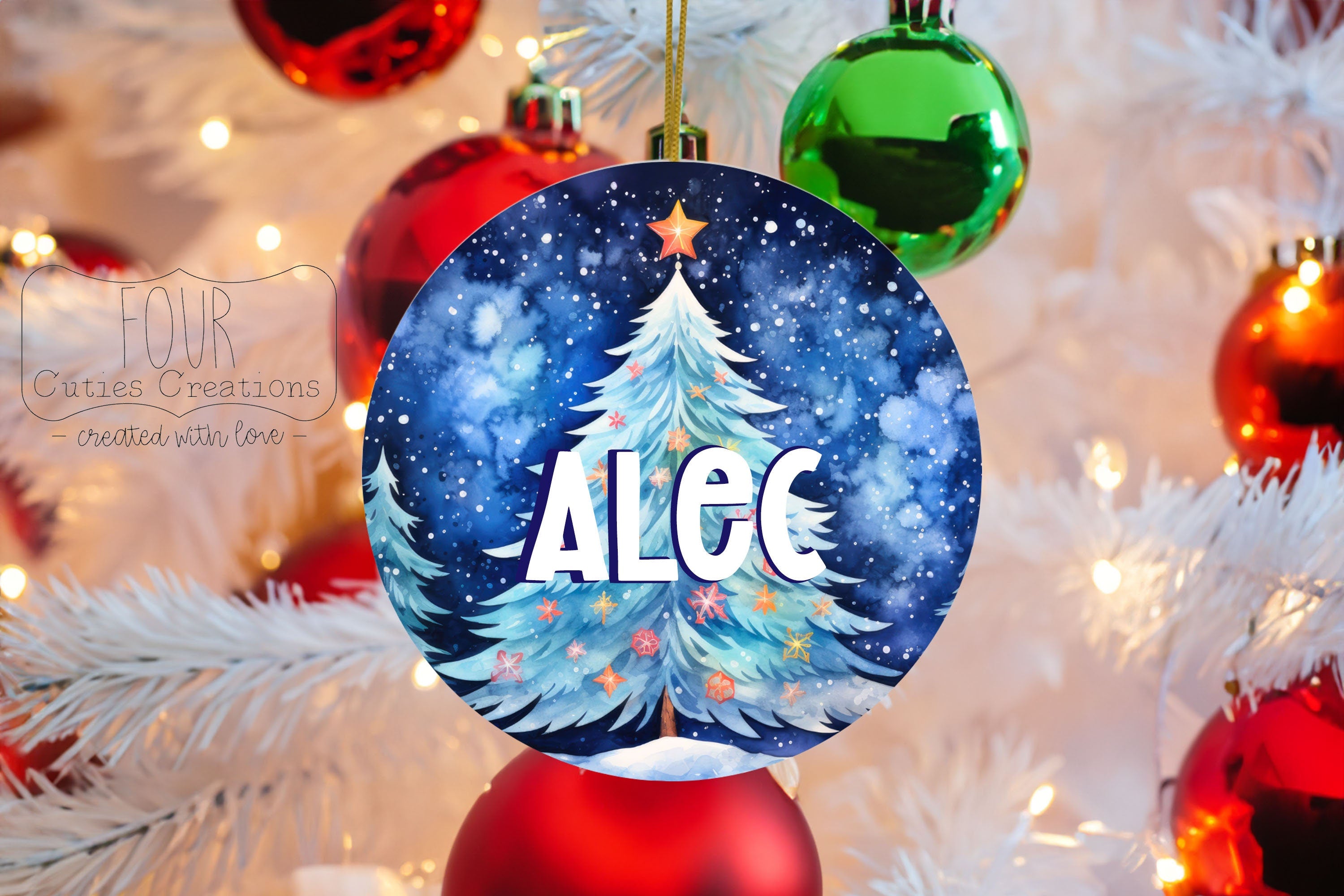 Personalized Christmas Tree Ornament