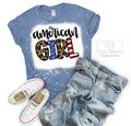 American Girl or American Mama 4th of July Bleached or Solid Tee
