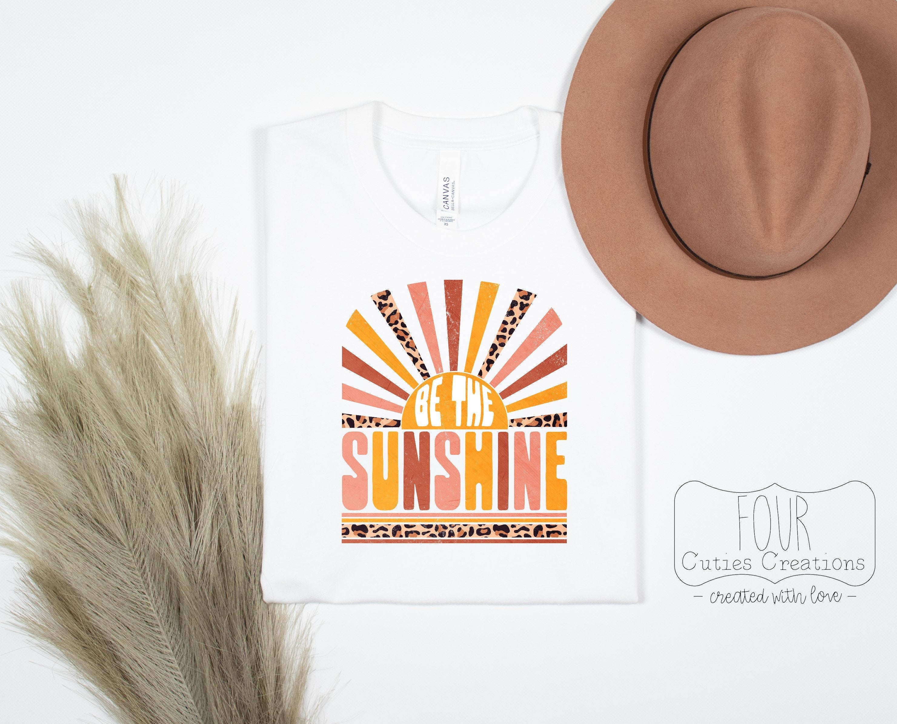 Be the Sunshine Leopard Vintage Tee