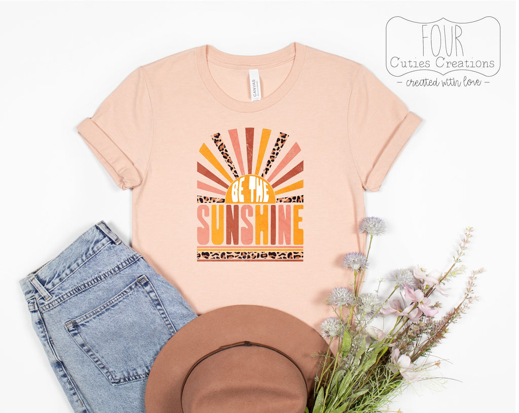 Be the Sunshine Leopard Vintage Tee