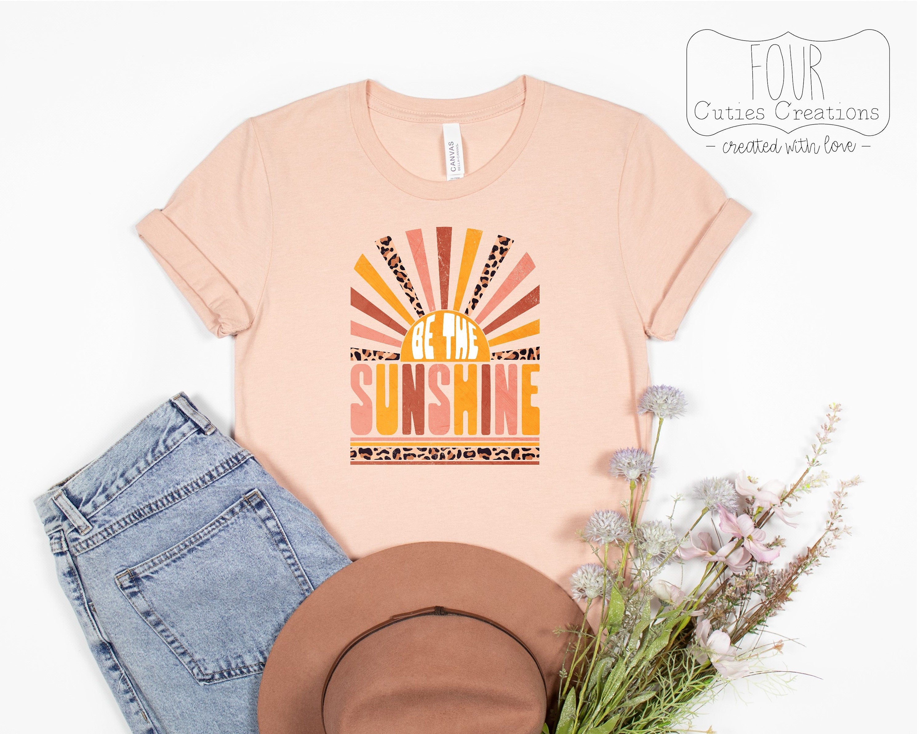Be the Sunshine Leopard Vintage Tee