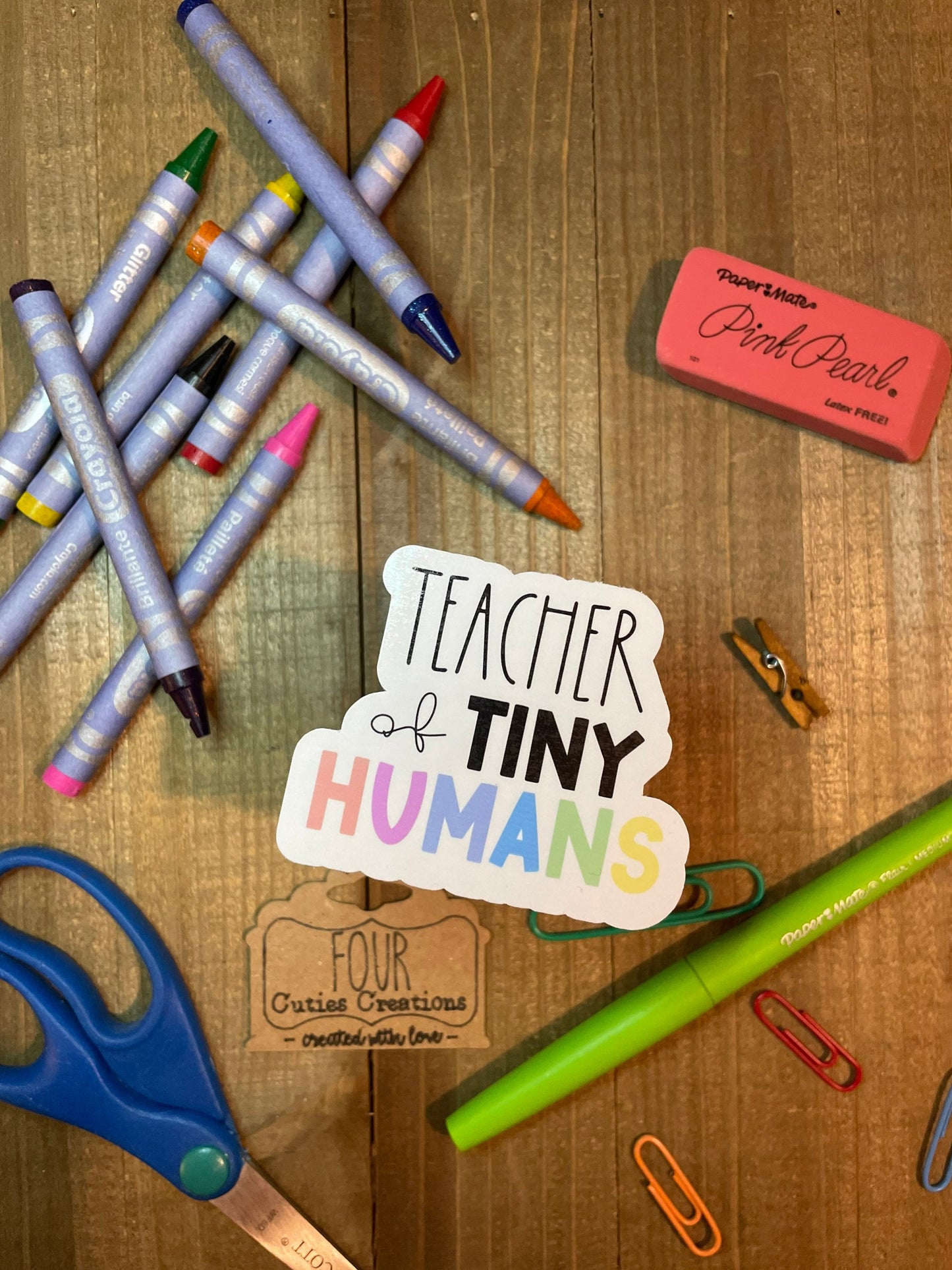 Teacher of Tiny Humans Sticker or Magnet