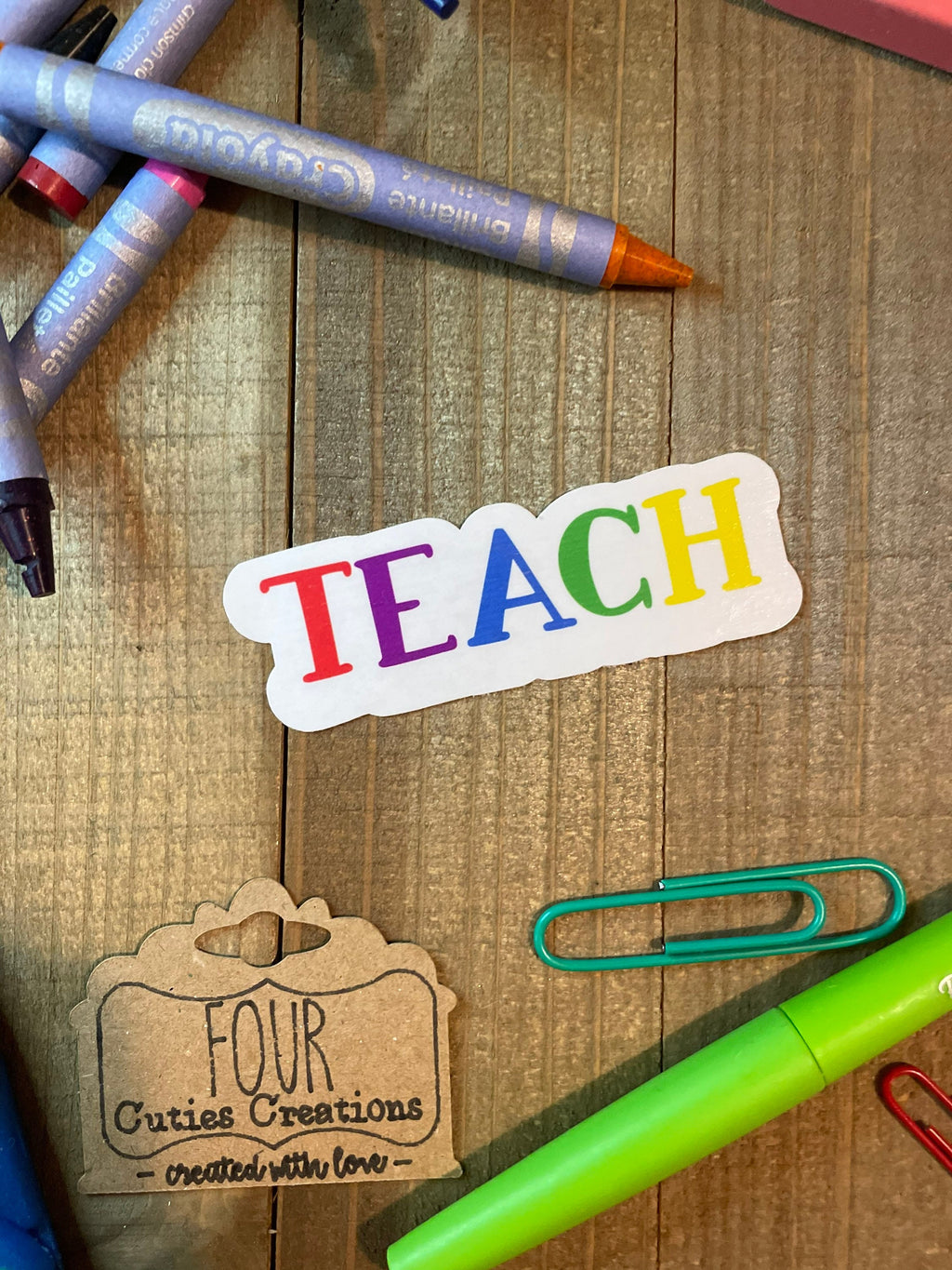 Teach Sticker or Magnet