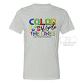 Color Outside the Lines Autism Awareness Tee