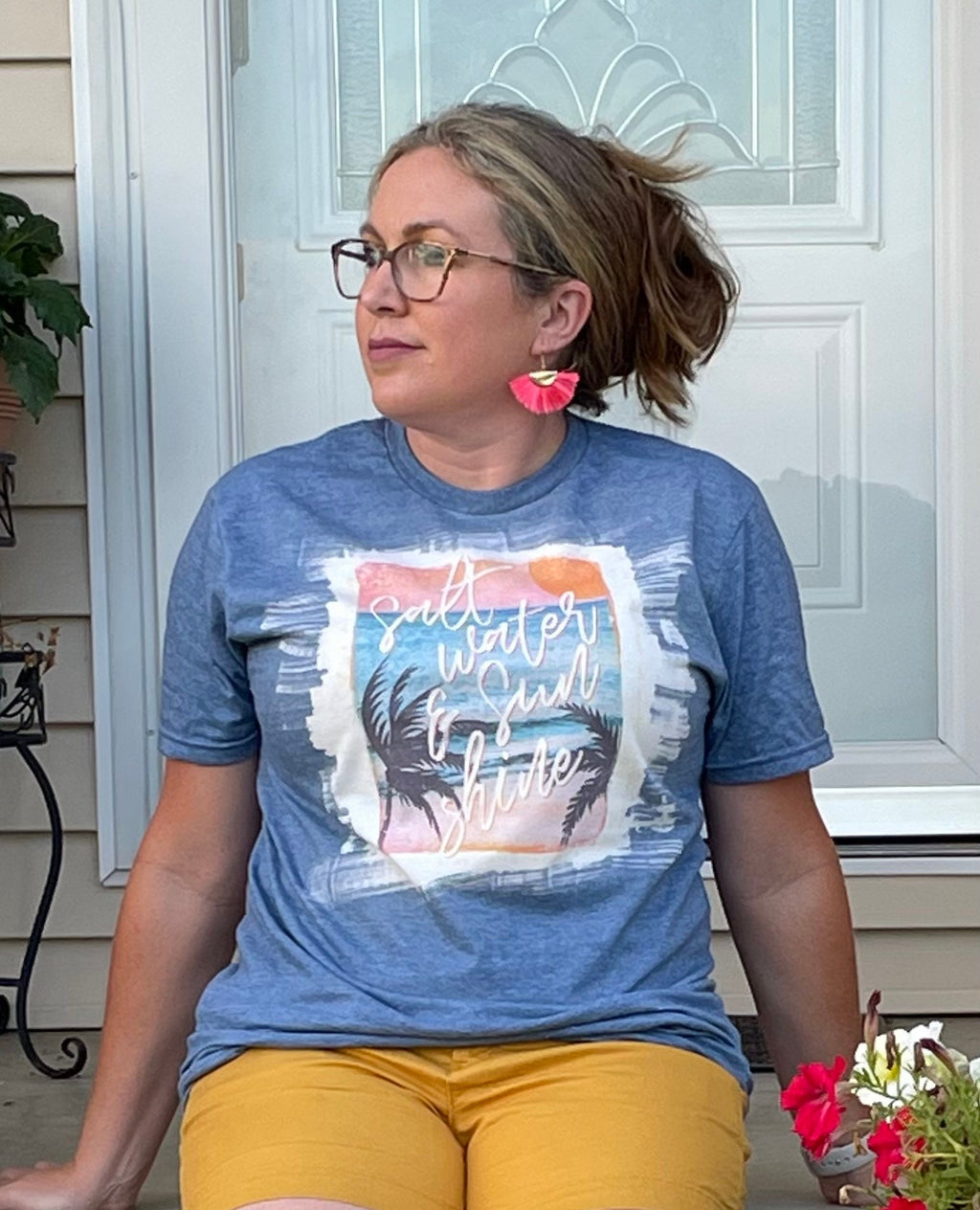Salt Water and Sunshine Beach Summer Tee