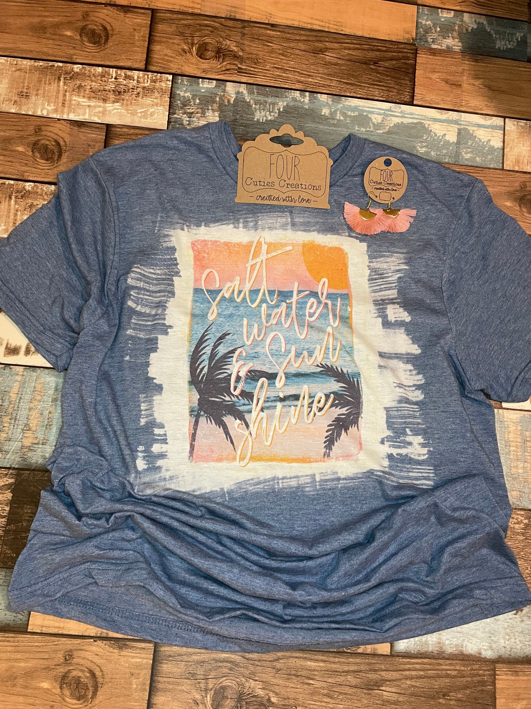 Salt Water and Sunshine Beach Summer Tee
