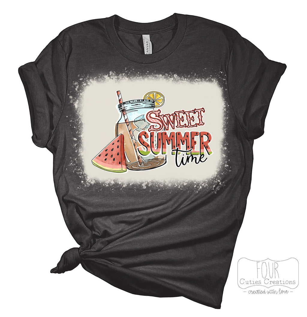 Sweet Summertime Bleached Tee